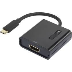 USB / HDMI adaptér Renkforce RF-4472892, černá
