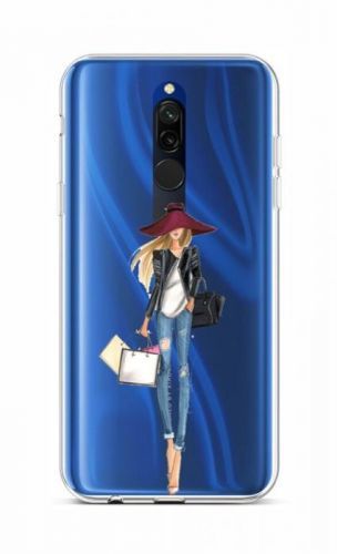 Kryt TopQ Xiaomi Redmi 8 silikon Lady 2 48210