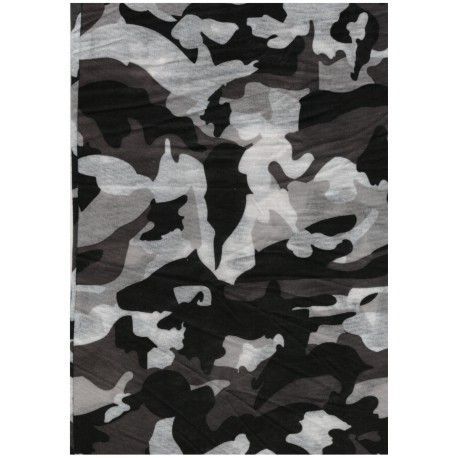 Trekmates Choob Camouflage black multifunkční šátek