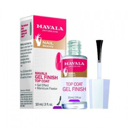 Mavala GEL FINISH TOP COAT  Svrchní lak s gelovým efektem 10ml