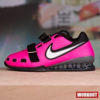 Nike Romaleos 2 Weightlifting Shoes - Pink Blast / White-Black Cool Grey 476927-601