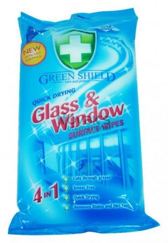 Greenshield ubrousky vlhčené na sklo a okna (50)