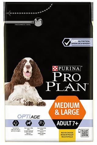 Purina Pro Plan Dog Medium & Large Adult 7+ 14 kg