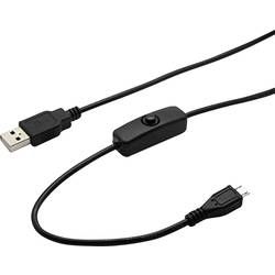 USB kabel pro Raspberry Pi® Renkforce K-1470 RF-4212138, černá