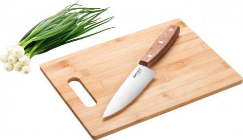 Lamart Prkénko s kuchyňským nožem Bamboo LT2059 30 x 22 cm