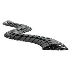 Kabelový můstek Bachmann Cable-Snake®Pro, (d x š x v) 1000 x 90 x 24 mm, černá, 1 ks