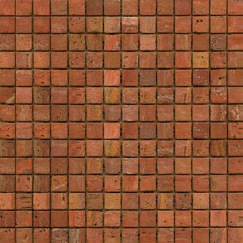 Premium Mosaic Stone Mozaika červená 2x2 cm 30,5x30,5 cm STMOS20REW