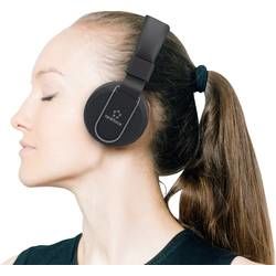 Bluetooth® Hi-Fi stereo sluchátka s mikrofonem Renkforce RF-BTK-100 RF-4731720, černošedá