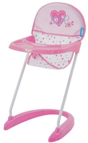 Látková židlička - srdíčka