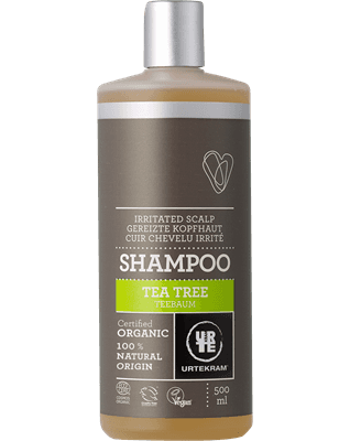 Urtekram Šampon s tea tree pro podrážděnou vlas. pokožku BIO (500 ml)