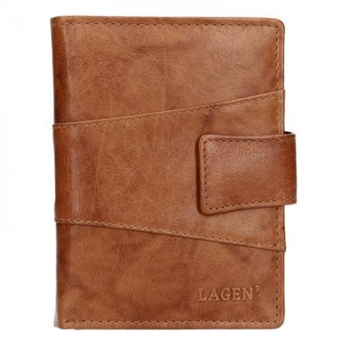 Pánská kožená peněženka Lagen Conor - hnědá