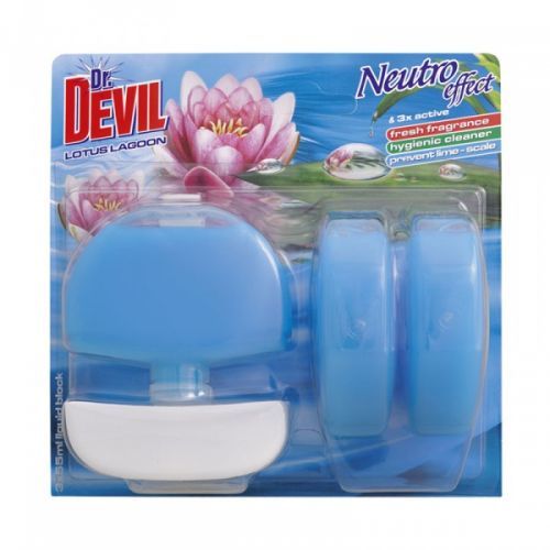 Dr.Devil WC blok tekutý Lotus lagoon 3x55ml