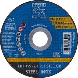 Řezný kotouč rovný Pferd 61730122, Psf Steelox Průměr 115 mm 25 ks