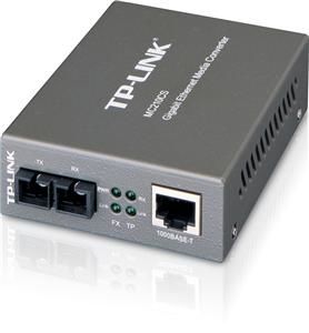 TP-LINK MC210CS, Gigabit Media Converter 1000TX/1000FX SM, SC, 15 km
