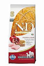 N&D Low Grain DOG Senior Med&Maxi Chicken&Pomegr 12kg + Doprava zdarma