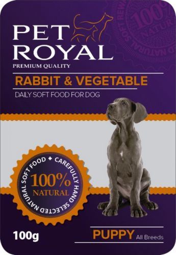 Kap.Pet Royal Dog kralik+zelenina 100g