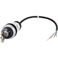 Klíčový spínač Eaton C22-WRS-MS1-K10-P62, 1 x 60 °, na klíč, černá, 1 ks