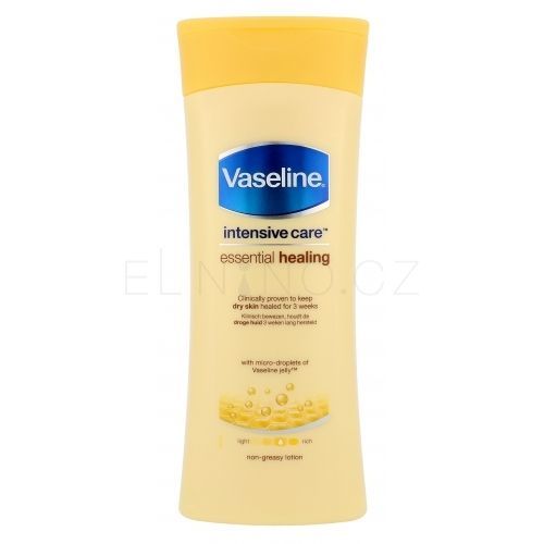 Vaseline Intensive Care Essential Healing 400 ml hydratační tělové mléko pro suchou pokožku pro ženy