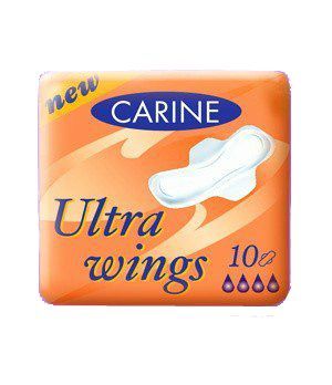 Carine Ultra wings singel dámské vložky 10 ks/bal.