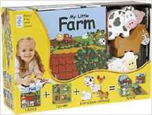 My Little Book about The Farm (Book, Wooden Toy & 16-piece Puzzle)
					 - neuveden