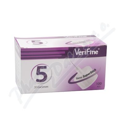 JEHLY VERIFINE PRO VŠECHNA INZULÍNOVÁ PERA 31G X 5MM,100KS