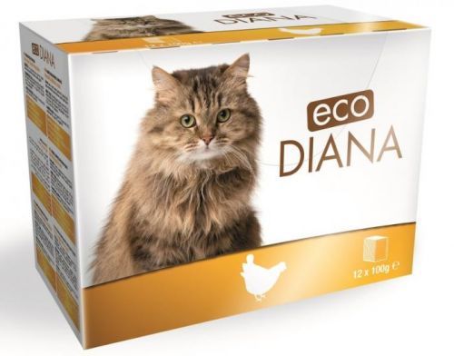 Diana eco kapsičky kuřecí kousky v omáčce 12 x 100 g