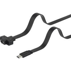 USB 3.1 (Gen 2) prodlužovací kabel Renkforce RF-3415026, 0.50 m, černá