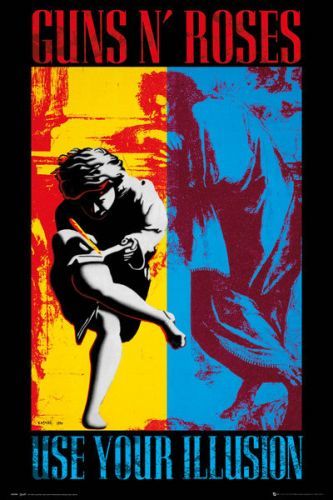 GB EYE Plakát, Obraz - Guns'N'Roses - Illusion, (61 x 91.5 cm)