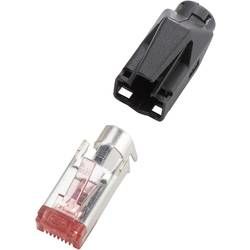 Zástrčka RJ45 zástrčka, rovná RJ45 Renkforce H9561.4-10, počet pólů: 8P8C, černá, 10 ks