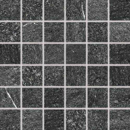 mozaika RAKO QUARZIT černá mozaika 5x5 DDM06739.1