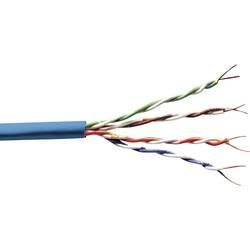 Ethernetový síťový kabel CAT 6A Digitus Professional DK-1613-A-VH-305, U/UTP, 4 x 2 x 0.25 mm², světle modrá, 305 m