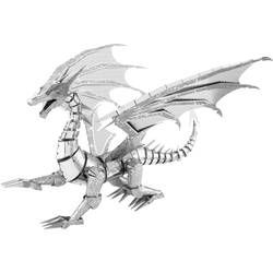 Stavebnice Metal Earth Iconx Silver Dragon 502820