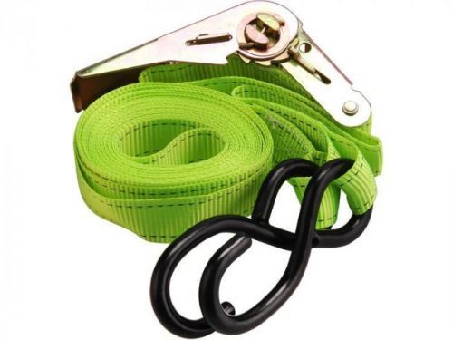 Pás upínací ráčnový s háky, 5m x 25mm, max. 500kg, PES, EXTOL CRAFT