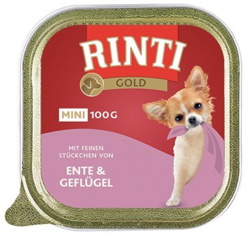 Vanička RINTI Gold Mini kachna + drůbež 100g