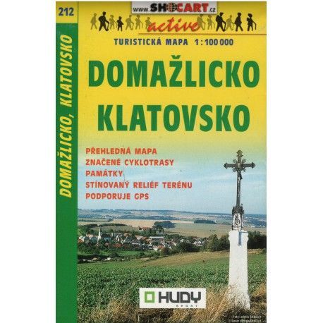 SHOCart 212 Domažlicko, Klatovsko 1:100 000 turistická mapa