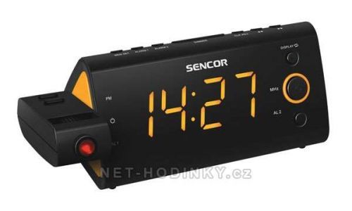 Sencor Radiobudík SENCOR SRC-330 GN projekční oranžová