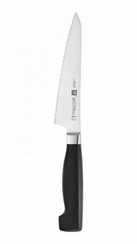 Zwilling Four Star kuchařský nůž Compact, vroubkované ostří 31074-141, 140 mm