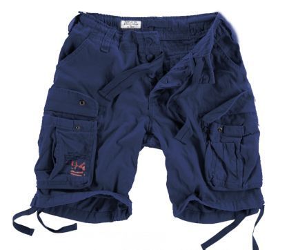 Kraťasy Airborne Vintage Shorts - navy, 7XL