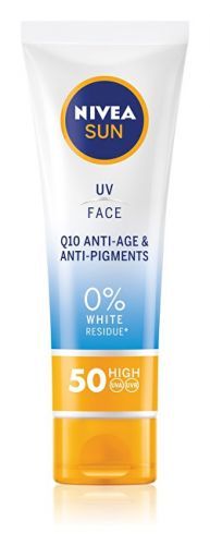 Nivea Protivráskový krém na opalování SPF 50 (UV Face Q10 Anti-Age & Anti-Pigments) 50 ml