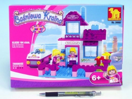 Stavebnice Dromader pro Holky 24407, 164 dílků