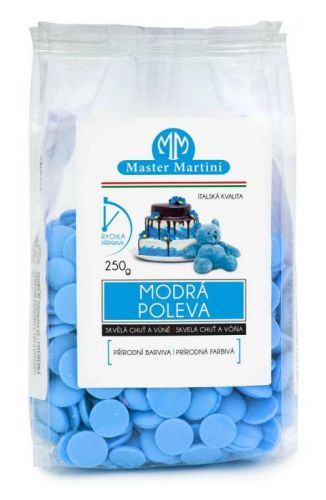 Modrá poleva 250g - Master Martini