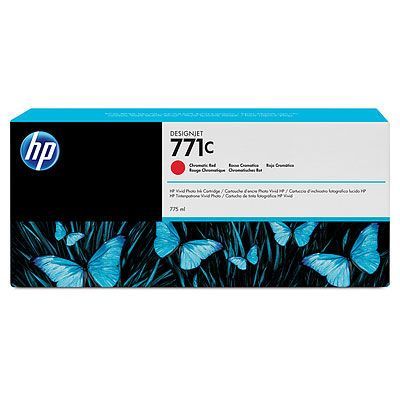 HP 771C Red chromatic DJ Ink Cart, 775 ml, B6Y08A