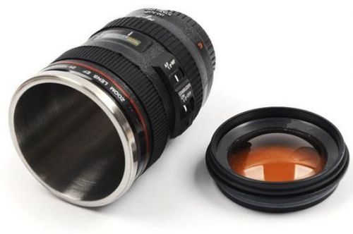 Hrnek objektiv Lens cup - černý