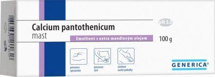 Calcium pantothenicum mast Generica 100g - novinka