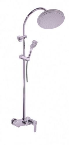 SLEZAK-RAV Vodovodní baterie sprchová ZAMBEZI s hlavovou a ruční sprchou , chrom, 150 mm ZA082.5/3