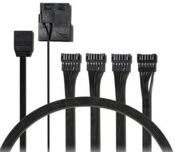 EVOLVEO A1, kabel pro připojení RGB ventilátorů a pásků, 12 V