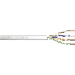 Ethernetový síťový kabel CAT 6 Digitus Professional ACU-4611-305, U/UTP, 4 x 2 x 0.25 mm², šedá (RAL 7035), 305 m