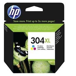 HP N9K07A - originální náplň HP 304XL barevná