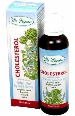 Cholesterol bylinné kapky Dr.Popov 50ml