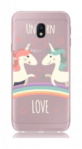 Pouzdro TopQ Samsung J7 2017 pevné Unicorn Love 21070